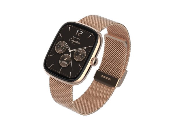 Viedpulkstenis Garett Flow Rose Gold Mesh Steel