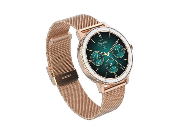 Viedpulkstenis Garett Grace Rose Gold Mesh Steel