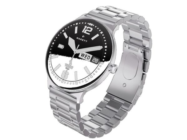 Viedpulkstenis Garett Quantum Glow Silver steel